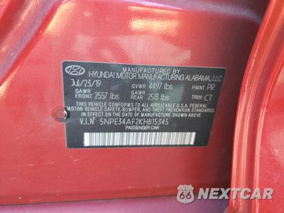 Zdjęcie 13 z 13 samochodu: 2019 HYUNDAI SONATA LIMITED VIN:5NPE34AF2KH815345 - miniatura