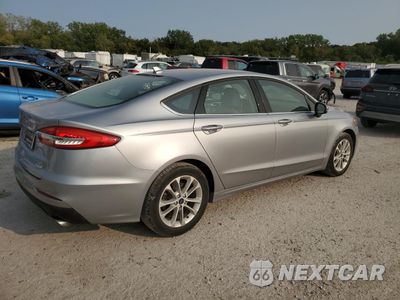 Trzecie zdjęcie samochodu z tyłu: 2020 FORD FUSION SE VIN:3FA6P0HD2LR119322 - miniatura