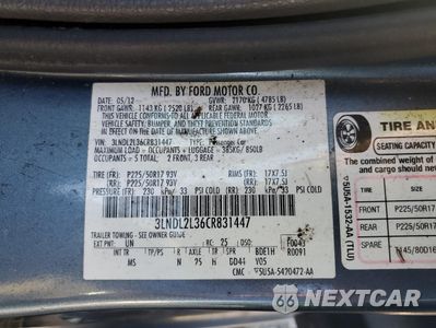Zdjęcie 13 z 13 samochodu: 2012 LINCOLN MKZ HYBRID VIN:3LNDL2L36CR831447 - miniatura
