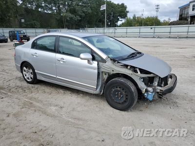 Czwarte zdjęcie samochodu z boku: 2011 HONDA CIVIC LX VIN:2HGFA1F55BH307602 - miniatura