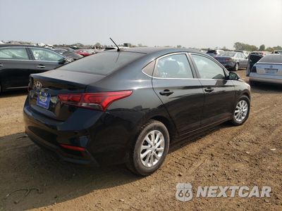 Trzecie zdjęcie samochodu z tyłu: 2020 HYUNDAI ACCENT SE VIN:3KPC24A69LE095459 - miniatura