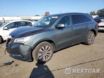 2014 ACURA MDX TECHNOLOGY 5FRYD4H4XEB006854 - główne zdjęcie licytacji z USA - miniatura