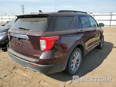 Trzecie zdjęcie samochodu z tyłu: 2023 FORD EXPLORER XLT VIN:1FMSK8DH4PGA79123 - miniatura