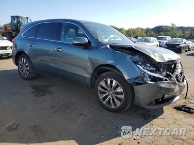 Czwarte zdjęcie samochodu z boku: 2014 ACURA MDX TECHNOLOGY VIN:5FRYD4H4XEB006854 - miniatura