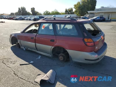 Drugie zdjęcie samochodu z przodu: 2002 SUBARU LEGACY OUTBACK VIN:4S3BH665927663844 - miniatura