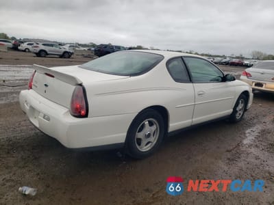 Trzecie zdjęcie samochodu z tyłu: 2003 CHEVROLET MONTE CARLO LS VIN:2G1WW12EX39215315 - miniatura