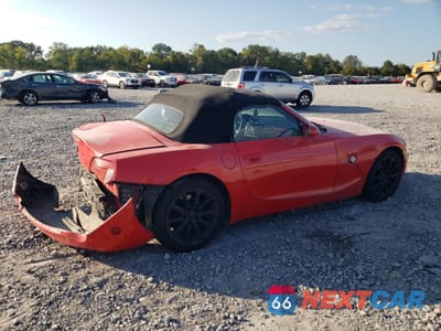 Trzecie zdjęcie samochodu z tyłu: 2006 BMW Z4 3.0 VIN:4USBU335X6LW68816 - miniatura