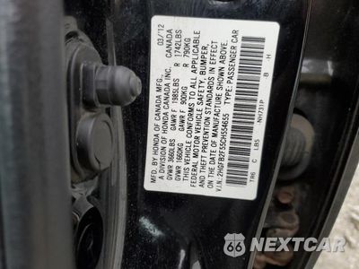 Zdjęcie 12 z 12 samochodu: 2012 HONDA CIVIC LX VIN:2HGFB2F55CH554655 - miniatura