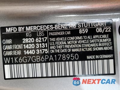 Zdjęcie 12 z 12 samochodu: 2023 MERCEDES-BENZ S 580 4MATIC VIN:W1K6G7GB6PA178950 - miniatura