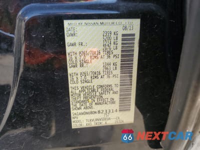 Zdjęcie 15 z 15 samochodu: 2013 NISSAN XTERRA X VIN:5N1AN0NU8DN823314 - miniatura