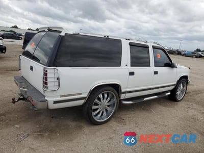 Trzecie zdjęcie samochodu z tyłu: 1996 CHEVROLET SUBURBAN C1500 VIN:3GNEC16R2TG153351 - miniatura