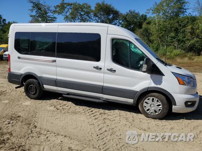 Czwarte zdjęcie samochodu z boku: 2022 FORD TRANSIT T-350 VIN:1FBAX2C89NKA48366 - miniatura