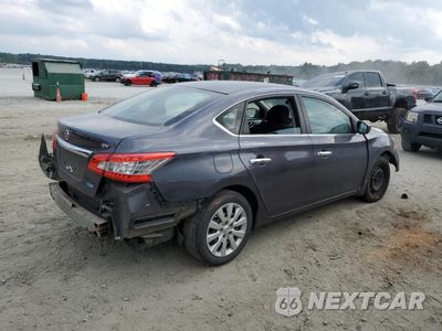 Trzecie zdjęcie samochodu z tyłu: 2013 NISSAN SENTRA S VIN:3N1AB7AP0DL627599 - miniatura
