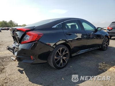 Trzecie zdjęcie samochodu z tyłu: 2019 HONDA CIVIC SPORT VIN:2HGFC2F82KH504785 - miniatura