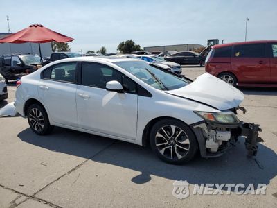 Czwarte zdjęcie samochodu z boku: 2013 HONDA CIVIC EXL VIN:19XFB2F95DE206479 - miniatura