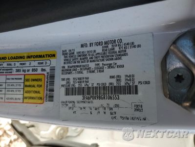 Zdjęcie 12 z 12 samochodu: 2016 FORD FUSION TITANIUM VIN:3FA6P0K98GR106553 - miniatura