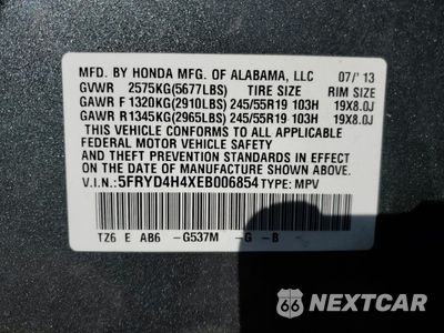 Zdjęcie 15 z 15 samochodu: 2014 ACURA MDX TECHNOLOGY VIN:5FRYD4H4XEB006854 - miniatura