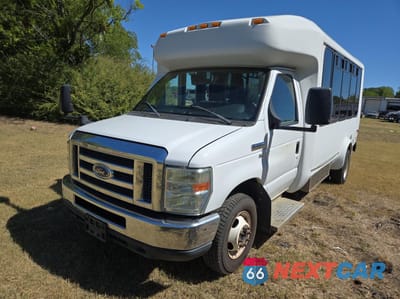 Drugie zdjęcie samochodu z przodu: 2013 FORD ECONOLINE E350 SUPER DUTY CUTAWAY VAN VIN:1FDEE3FL0DDA42110 - miniatura