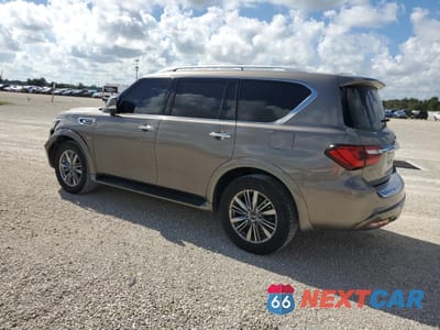 Drugie zdjęcie samochodu z przodu: 2019 INFINITI QX80 LUXE VIN:JN8AZ2NF5K9684968 - miniatura