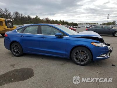 Czwarte zdjęcie samochodu z boku: 2018 FORD FUSION SE VIN:3FA6P0HD1JR210076 - miniatura
