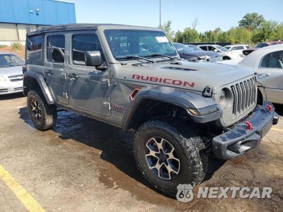 Czwarte zdjęcie samochodu z boku: 2021 JEEP WRANGLER UNLIMITED RUBICON VIN:1C4HJXFN2MW511739 - miniatura