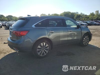 Trzecie zdjęcie samochodu z tyłu: 2014 ACURA MDX TECHNOLOGY VIN:5FRYD4H4XEB006854 - miniatura