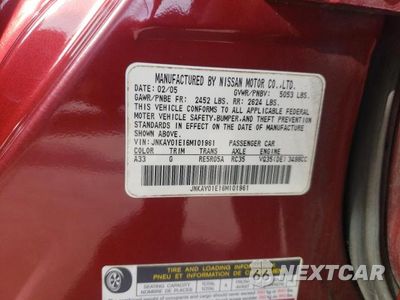 Zdjęcie 12 z 12 samochodu: 2006 INFINITI M35 BASE VIN:JNKAY01E16M101961 - miniatura