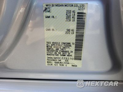 Zdjęcie 12 z 12 samochodu: 2015 NISSAN ALTIMA 2.5 VIN:1N4AL3AP2FC229270 - miniatura