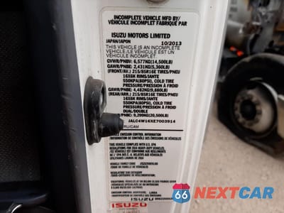 Zdjęcie 13 z 13 samochodu: 2014 ISUZU NPR HD VIN:JALC4W16XE7003914 - miniatura