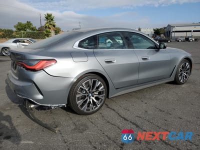 Trzecie zdjęcie samochodu z tyłu: 2024 BMW 430I GRAN COUPE VIN:WBA63AV03RFT63707 - miniatura