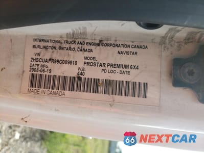 Zdjęcie 10 z 10 samochodu: 2009 INTERNATIONAL PROSTAR PREMIUM VIN:2HSCUAPR99C089818 - miniatura