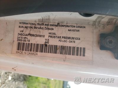 Zdjęcie 10 z 10 samochodu: 2009 INTERNATIONAL PROSTAR PREMIUM VIN:2HSCUAPR99C089818 - miniatura
