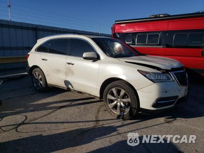 Czwarte zdjęcie samochodu z boku: 2016 ACURA MDX ADVANCE VIN:5FRYD4H92GB014316 - miniatura