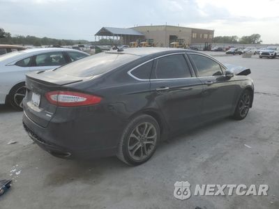 Trzecie zdjęcie samochodu z tyłu: 2014 FORD FUSION TITANIUM VIN:3FA6P0K92ER241167 - miniatura