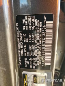 Zdjęcie 14 z 14 samochodu: 2014 HYUNDAI SANTA FE SPORT VIN:5XYZU3LB7EG138596 - miniatura