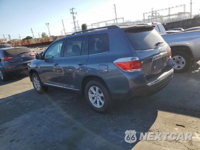 Drugie zdjęcie samochodu z przodu: 2013 TOYOTA HIGHLANDER BASE VIN:5TDZK3EHXDS122966 - miniatura