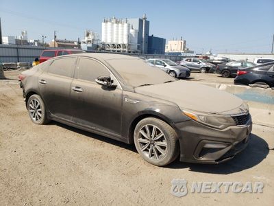 Czwarte zdjęcie samochodu z boku: 2019 KIA OPTIMA EX VIN:5XXGU4L10KG318717 - miniatura