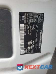 Zdjęcie 15 z 15 samochodu: 2023 MERCEDES-BENZ SPRINTER 2500 VIN:W1Y4NCHY6PT123577 - miniatura