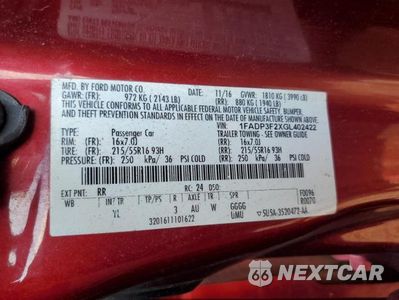 Zdjęcie 12 z 12 samochodu: 2016 FORD FOCUS SE VIN:1FADP3F2XGL402422 - miniatura