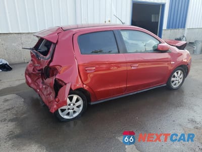 Trzecie zdjęcie samochodu z tyłu: 2014 MITSUBISHI MIRAGE ES VIN:ML32A4HJ3EH000581 - miniatura