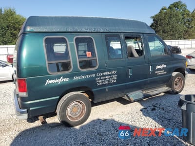 Trzecie zdjęcie samochodu z tyłu: 1999 FORD ECONOLINE E250 VAN VIN:1FTPE24L0XHB20487 - miniatura