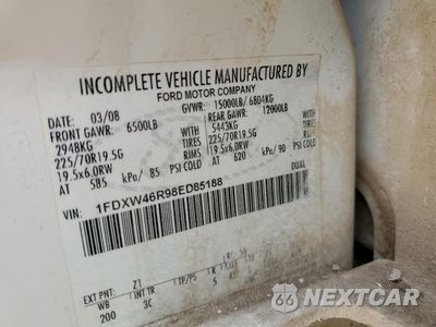 Zdjęcie 12 z 12 samochodu: 2008 FORD F450 SUPER DUTY VIN:1FDXW46R98ED85188 - miniatura