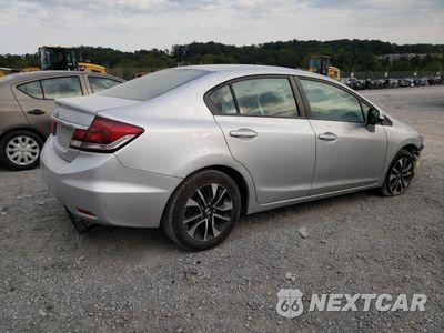 Trzecie zdjęcie samochodu z tyłu: 2013 HONDA CIVIC EXL VIN:19XFB2F94DE251008 - miniatura
