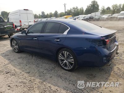 Drugie zdjęcie samochodu z przodu: 2019 INFINITI Q50 LUXE VIN:JN1EV7AR4KM557523 - miniatura