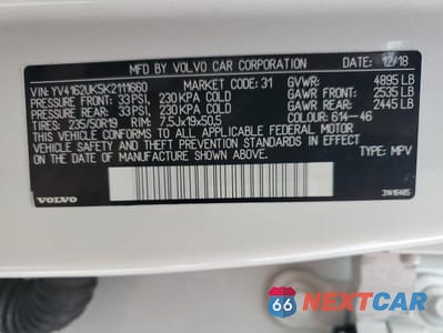 Zdjęcie 13 z 13 samochodu: 2019 VOLVO XC40 T5 MOMENTUM VIN:YV4162UK5K2111660 - miniatura