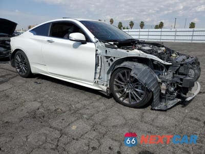 Czwarte zdjęcie samochodu z boku: 2017 INFINITI Q60 PREMIUM VIN:JN1EV7EK5HM363136 - miniatura