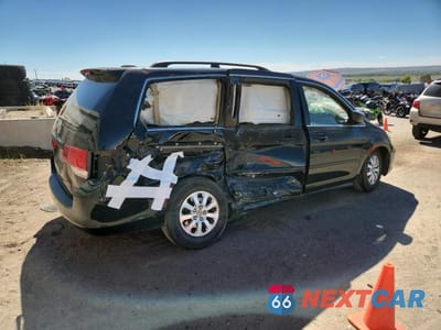 Trzecie zdjęcie samochodu z tyłu: 2008 HONDA ODYSSEY EXL VIN:5FNRL38698B013044 - miniatura