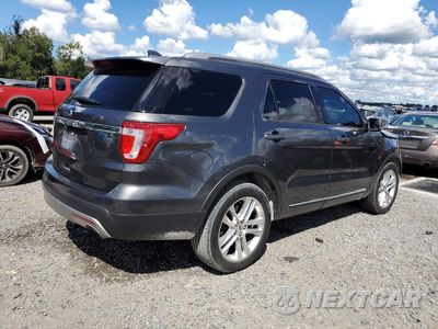 Trzecie zdjęcie samochodu z tyłu: 2017 FORD EXPLORER XLT VIN:1FM5K7D81HGA67908 - miniatura