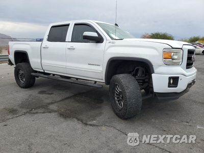 Czwarte zdjęcie samochodu z boku: 2015 GMC SIERRA K1500 SLT VIN:3GTU2VEC6FG251685 - miniatura