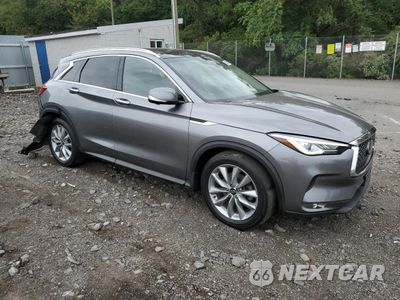 Czwarte zdjęcie samochodu z boku: 2021 INFINITI QX50 ESSENTIAL VIN:3PCAJ5CBXMF116275 - miniatura